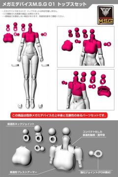 女神装置 M.S.G. (01) 上半身改件 皮肤色A-资料图