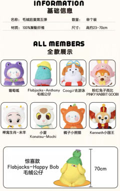 SUPER GACHA 毛绒扭蛋第五弹-资料图