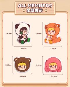 兔子鼓手亚克力夹子-资料图