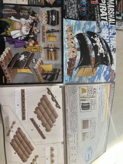 One Piece Grand Ship Collection 黑胡子木阀船-资料图